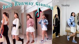 Clone yourself multiple times SOLO RUNWAY Walking  Mary Mary  Tiktok Transition Tutorial [upl. by Sandstrom994]