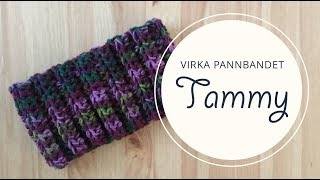 Virka pannbandet Tammy för nybörjare [upl. by Llenyaj]