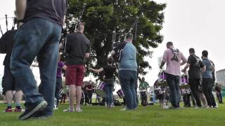 Worlds 2015  Shotts amp Dykehead Caledonia Pipe Band  Glasgow Green Practice  Medley [upl. by Andrew]