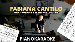 Fabiana Cantilo  Mary poppins y el deshollinador Partitura  PianoKaraoke [upl. by Annairdua]