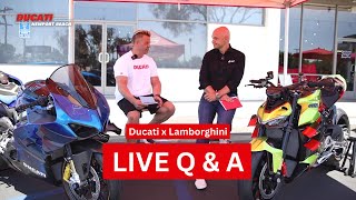 Talking about the Ducati Superleggera V4J amp Streetfighter V4 Lamborghini [upl. by Dnalyr241]