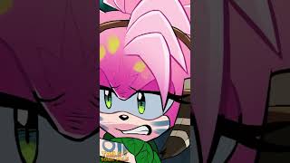 Sonic Meets Thorn Rose  Sonic Prime Comic Dub Short SonAmy [upl. by Nonnerb]