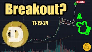 Is Dogecoin Breaking Out Right Now [upl. by Atinniuq729]