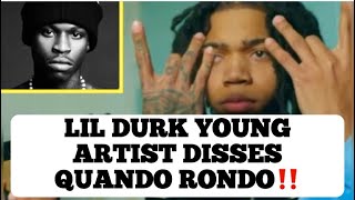 Lil Durk Young Artist Chucky Wackem Disses Quando Rondo After Inheriting Beef From King Von Death [upl. by Sisely]