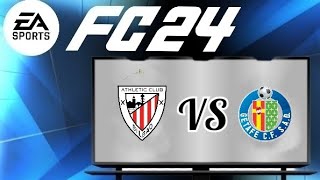 ATHLETIC BILBAO vs GETAFE CF LaLiga 2425⚽ Match day ⚽ FC 24 Gameplay fc24 fifa24 [upl. by Hakeem]