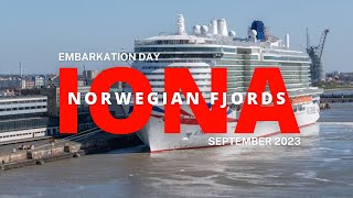 PampO IONA 🇳🇴 Embarkation Day  Southampton to the Norwegian Fjords cruise ship  Norway [upl. by Ribak]