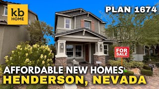 Affordable New Homes  Plan 1674 3Bedroom  The Gardens at Inspirada Henderson NEVADA [upl. by Alexandra]