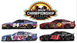 NASCAR Cup Series Paint Scheme Preview for Phoenix [upl. by Boothman729]