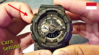 Cara Setting Jam Digital Jam GShock [upl. by Krebs]