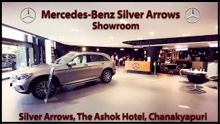 MercedesBenz Silver Arrows Showroom  The Ashok Hotel Chanakyapuri walkaround Feel The Luxury [upl. by Verbenia]