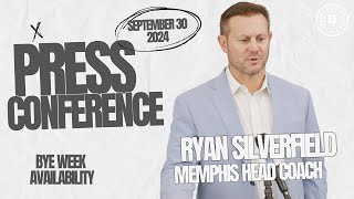 Memphis Football Ryan Silverfield Press Conference [upl. by Dollie357]