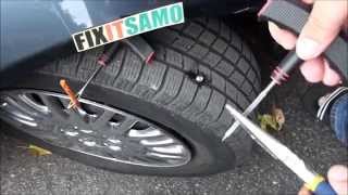 DIY How to Fix a Flat Tire EASY [upl. by Aidnyl]