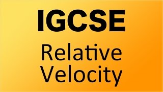 IGCSE  AddMath  Relative Velocity Past Year 2007  P1 [upl. by Natloz]