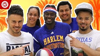 F2Freestylers vs Harlem Globetrotters  F2 GOES HOLLYWOOD [upl. by Aliekat]