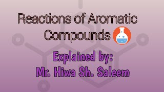 Reactions of Aromatic Compounds [upl. by Clellan]