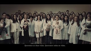 Médicos pela Vida  quotQueremos as 2 vidas queremos TODAS as vidasquot [upl. by Llerrud773]