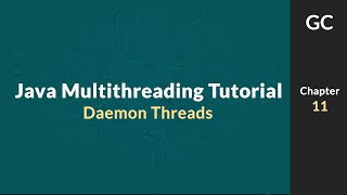 Java Multithreading Tutorial for Beginners 11 Daemon Threads [upl. by Reeher]