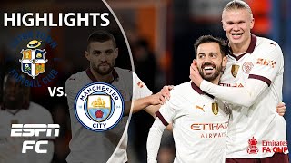 HAALAND AND DE BRUYNE SHOW OUT 😱 Manchester City vs Luton Town  FA Cup Highlights  ESPN FC [upl. by Ellecrag]