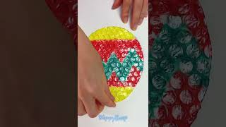 Drawing with Bubble wrap a Colorful Drawing for Kids🫧🌈 [upl. by Menard582]