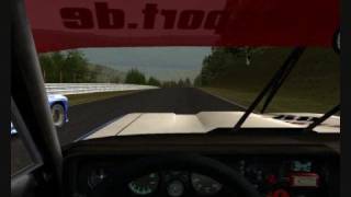 2 Ford Capri RS on the Nordschleife GTR2 PC Game Race [upl. by Llatsyrc]