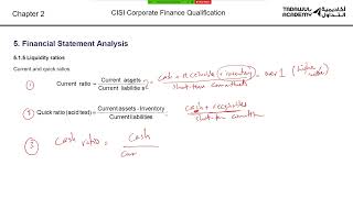 CISI Corporate Finance Technical Foundations Chapter 2 Part 2 [upl. by Henrie306]