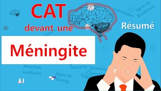 Méningite🙄 cest quoi la CAT 🤔  Résumé  Infectiologie [upl. by Virgina]