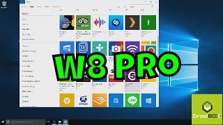 DroidBOX Wintel W8 PRO Unboxing and Demo [upl. by Alaecim]