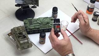 MegaHobbycom How To AK Interactive Model Wash Set [upl. by Annodahs]