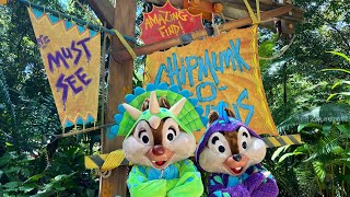 Donalds Dino Bash Characters Return  Disneys Animal Kingdom [upl. by Cornelie]