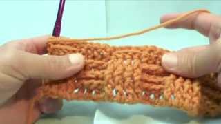 Left Hand Basket Weave Crochet [upl. by Kries]