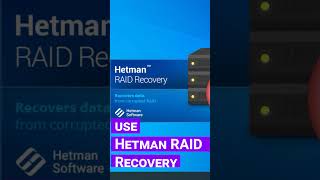 How to recover data from a hardware RAID 5 built with the help of Windows Storage Spaces shorts [upl. by Nevaj973]