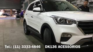 Hyundai Creta  Soleira de Aço Inox  Soleira  Dk136 Acessórios [upl. by Elaen]