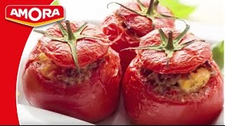 Recette de Tomates farcies  Amora [upl. by Aronas]