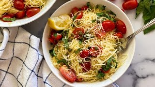 Cold Lemon Capellini Salad [upl. by Assetniuq]