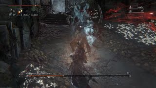 Bloodborne  Gehrman the First Hunter Final Boss Fight  quotHonouring Wishesquot TrophyAchievement [upl. by Ramonda]