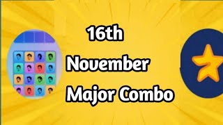 16th November Major Puzzle Durov  major crypto majorcombo majorpuzzledurov [upl. by Enileuqaj]