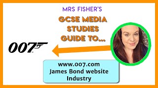 GCSE Media  James Bond website  Industry [upl. by Aribold]