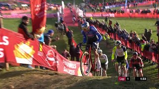 Cyclocross  Van der Poel vainqueur à Besançon devant Sweeck [upl. by Esmaria]