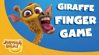 Giraffe Finger Game  Jungle Beat [upl. by Thorncombe914]