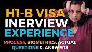 H1B Visa Interview Questions amp Answers  H1B First Time Interview Experience [upl. by Adialeda]