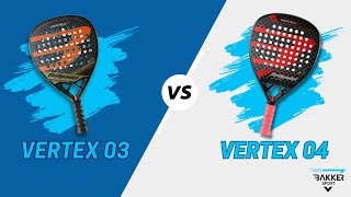 Wat Zijn De Verschillen Bullpadel Vertex 04 en Vertex 03  Padel Racket Review Duo Bakkersport [upl. by Arem]