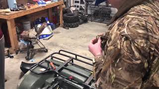 How to replace solenoid in a Honda Foreman [upl. by Eindys474]