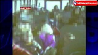 Only on 4 School Bus Crash Captured On Tape [upl. by Akoyin201]