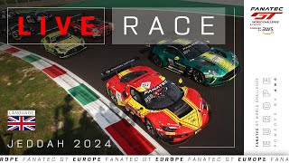 LIVE  Race  6 Hours of Jeddah  Fanatec GT Europe 2024 English [upl. by Mendelsohn]