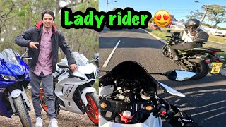 Ride with Lady rider 🇦🇺 [upl. by Medlin645]