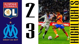 Lyon vs Marseille 23  Résumé  LIGUE1 2024\2025 But de Ulisses Garcia [upl. by Mori]