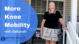 Deborah Gets Better Knee Mobility After Treatment [upl. by Becka]