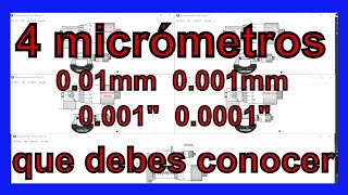 MICROMETROS EN MILIMETROS Y EN PULGADAS [upl. by Navinod]