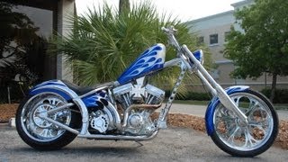 Yeah buddy Jesse James  West Coast choppers El Diablo 2 arrives at Eddie Trottas Thunder Cycle [upl. by Rabbi]