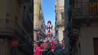 Castell Colla Joves Xiquets de Valls Sant Joan 2023 [upl. by Lecia]